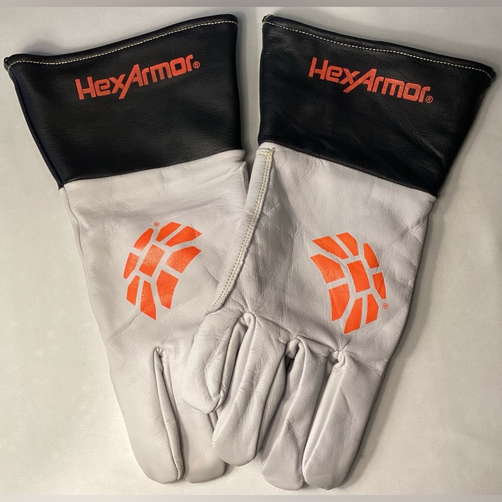 Glove leather HexArmor chrome slt work 4062 NWOT